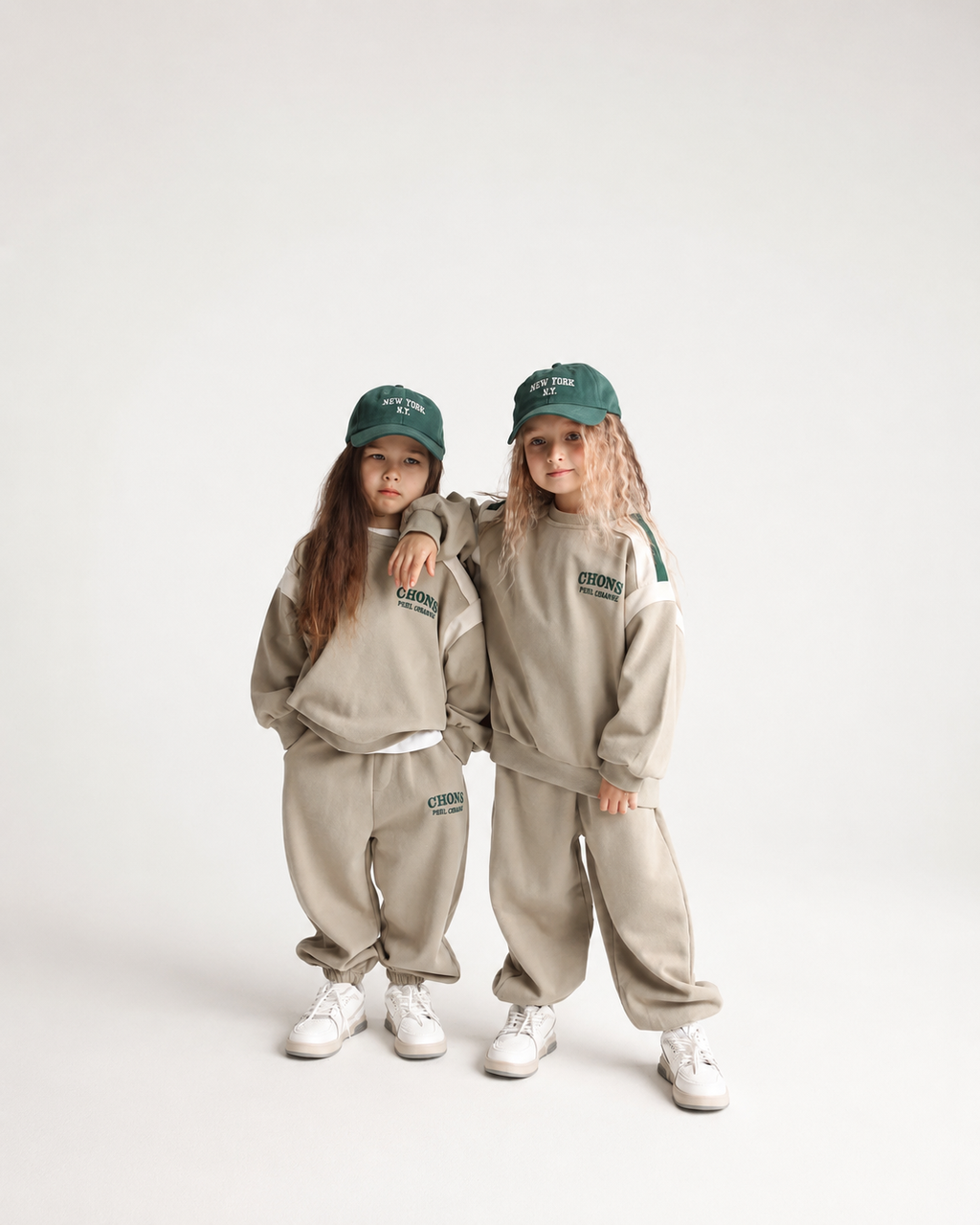 Chons Oversized Kids Set – Beige