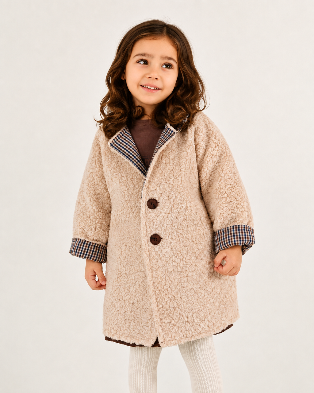 Plush Jacket Beige