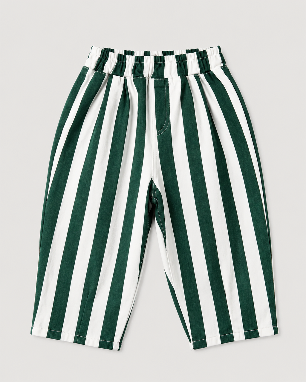 Green Striped Balloon Jeans