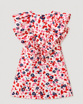 Floral Patterned Ruffle Dress