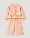 Pink Plaid Ruffle Set