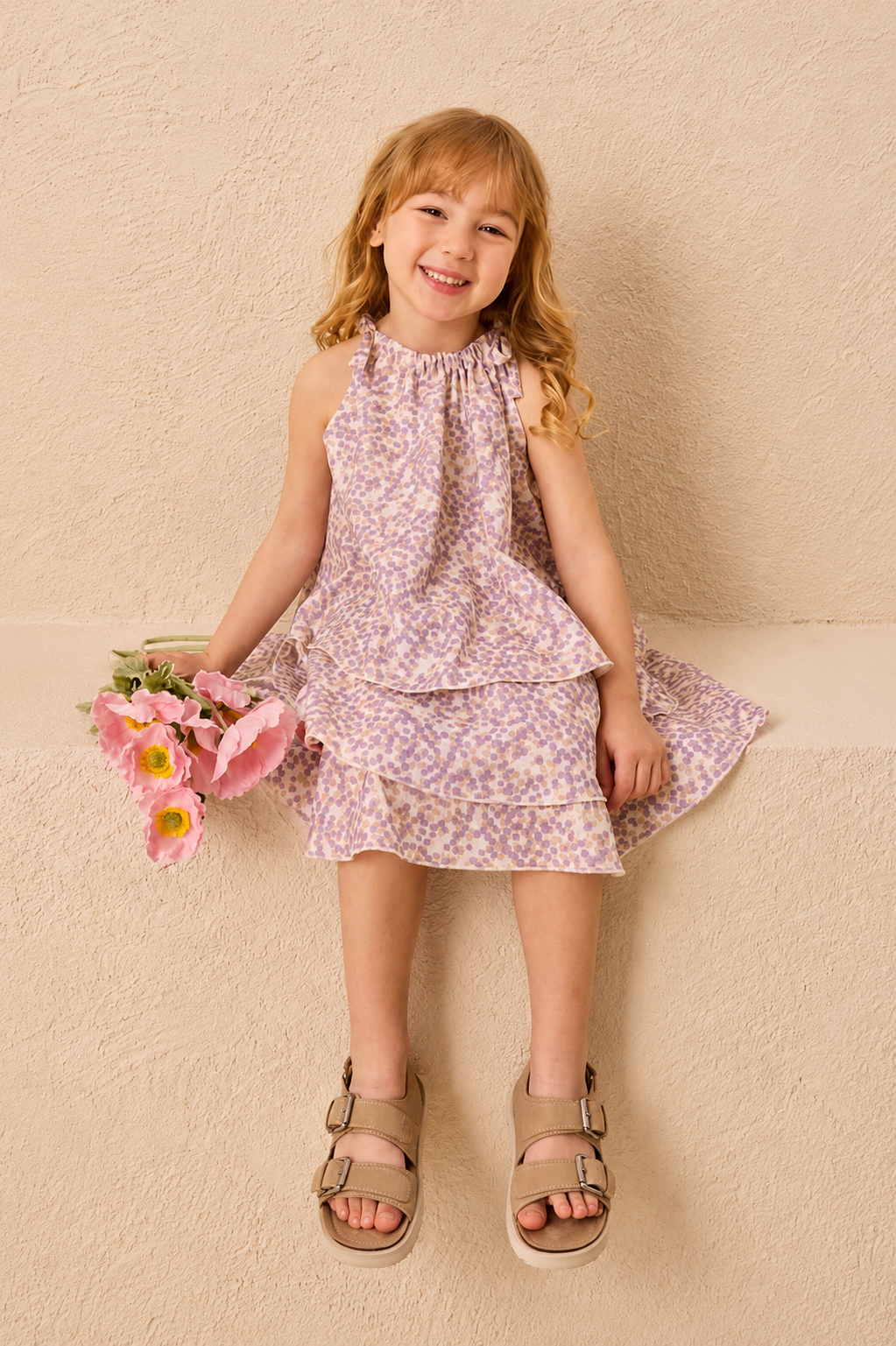 Lilac Layered Dress