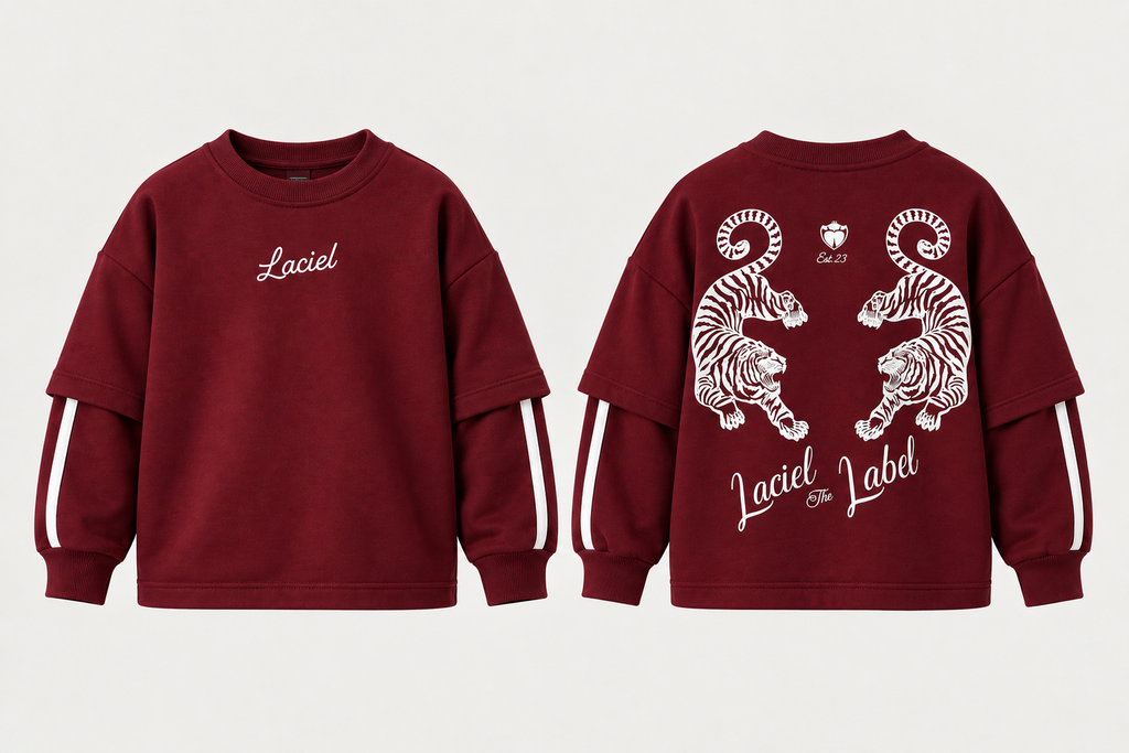 Deep Red Sweatshirt