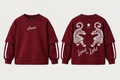 Deep Red Sweatshirt