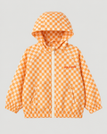 Orange Checkered Raincoat