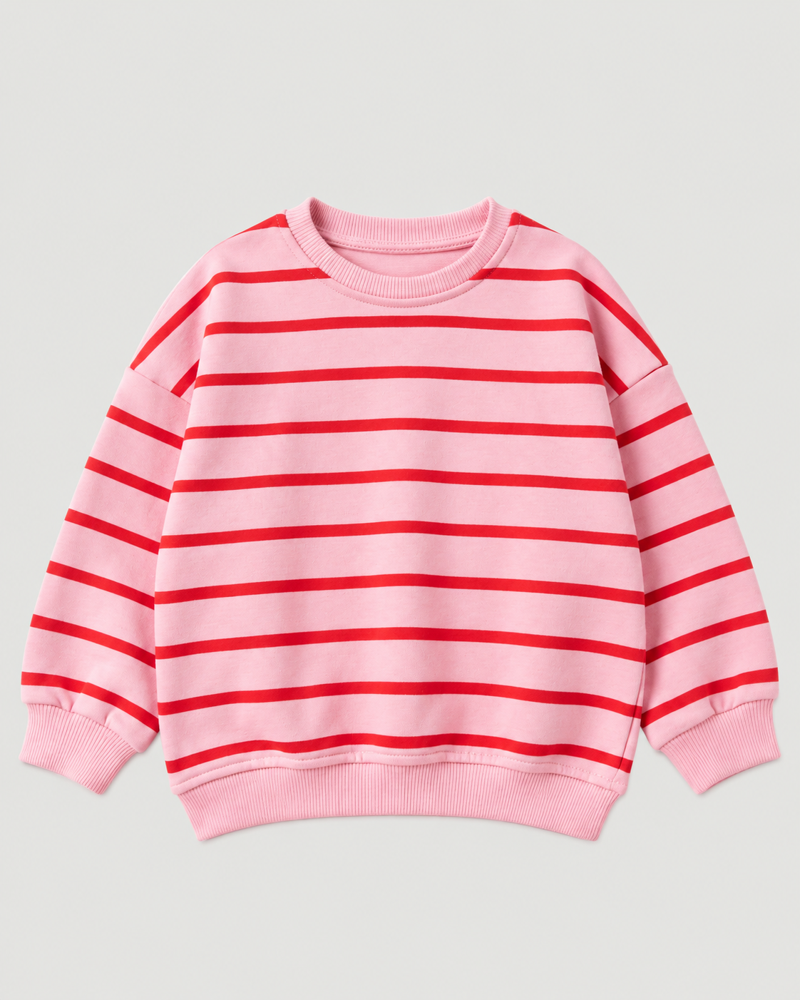 Pink Stripped Sweatshirt